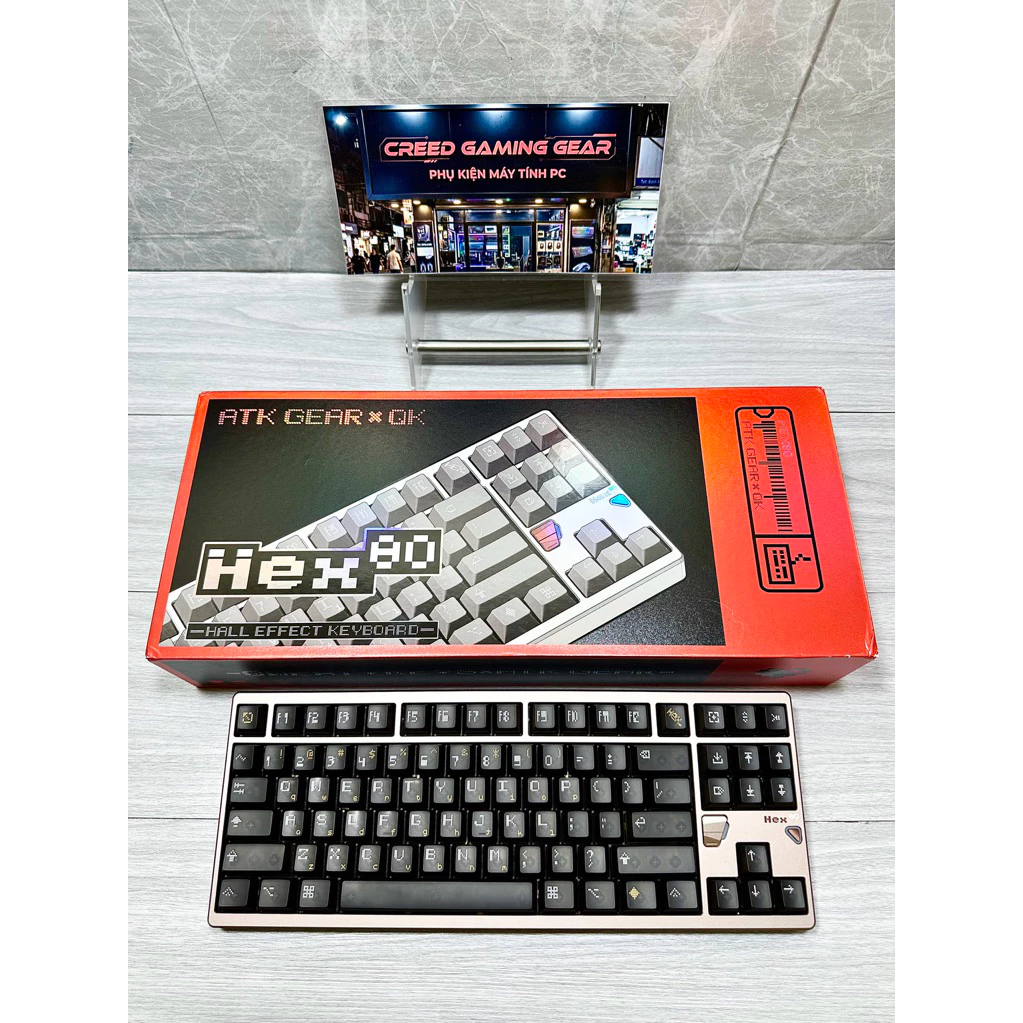 Bàn phím gaming ATK × QK Hex80 - Bàn phím Hall Effect chất lượng cao cho Gaming