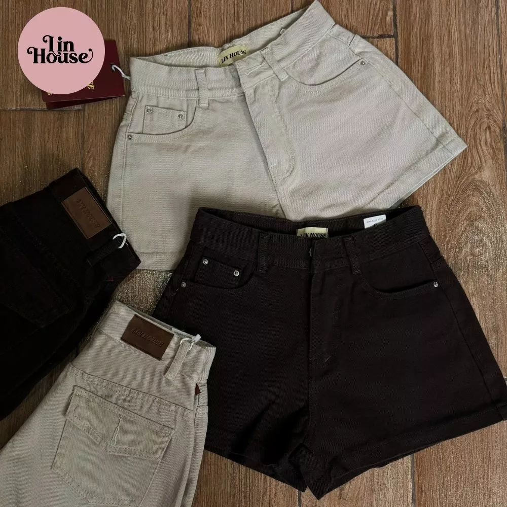 (MÃ 22 HOT - CÓ SẴN) Quần Short Nữ Túi Kiểu Phía Sau – Quần Short Lưng Cao Form Đẹp, Jean/Vải Dày Dễ Phối Đồ