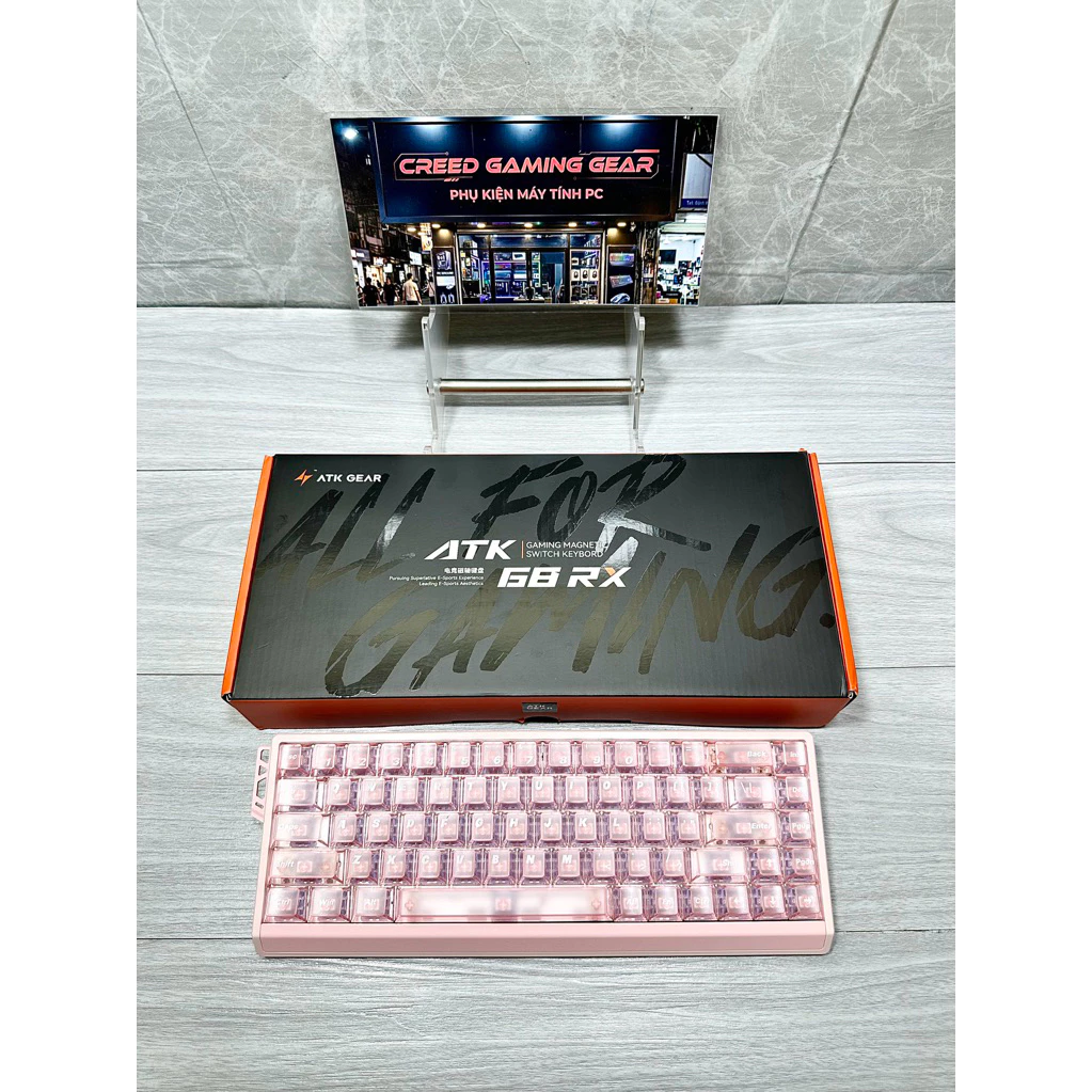 Bàn Phím Cơ Gaming ATK 68RX (ATK68 RX), ATK60 RX - Bàn Phím Rapid Trigger HE - Polling Rate 8K - RT 0,001mm - Esport