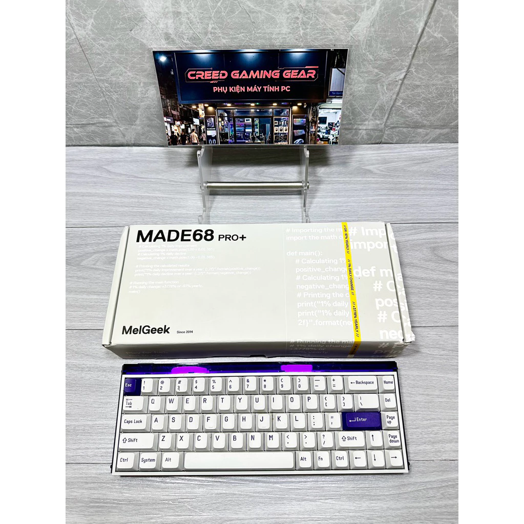 (CHÍNH HÃNG) Bàn phím từ tính HE Melgeek Made68 V2ultra, Made68 Pro+, Made68 ultra+, Made68 V2ultra