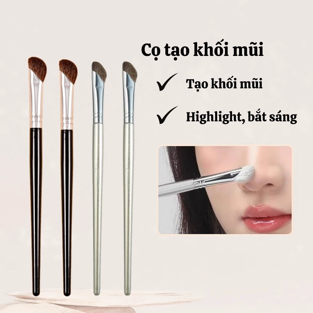 🎀yunqi🎀 Cọ tạo khối highlight mũi, Cọ lông thú tự nhiên tạo điểm nhấn giúp cho khuôn mặt rõ nét