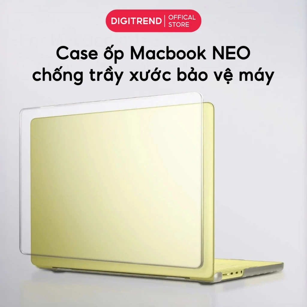 Case Ốp Macbook NEO Trong Suốt SMTech Ốp Lưng Chống Trầy Xước Cho Macbook Air Pro 13-16inch M4 M5
