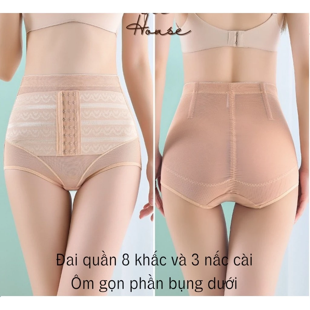 SÉT 2 Quần Gen Định Hình Nịt Bụng Dưới Che Khuyết Điểm Làm Giảm Mỡ Nâng Mông Siết Eo Cao Cấp Thoáng Khí QGen09