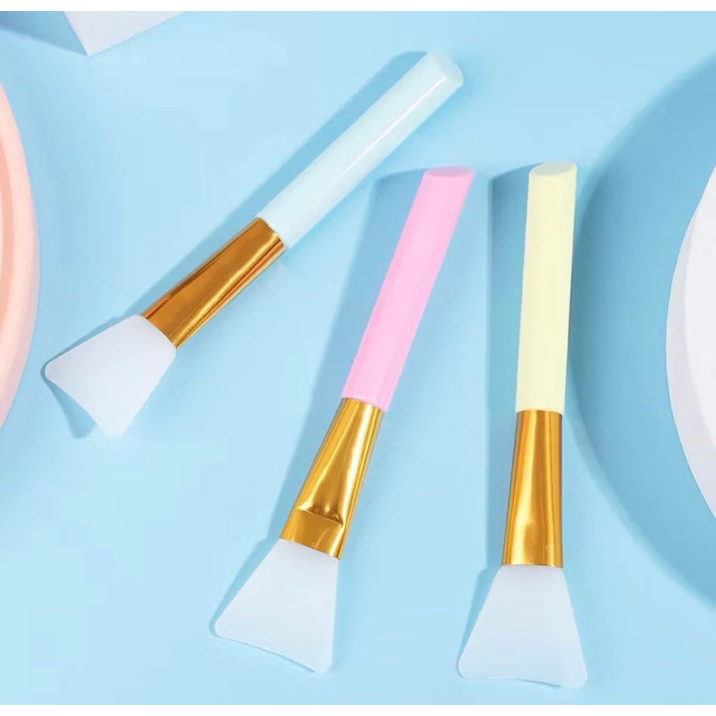 🎀yunqi🎀Chổi Silicol, Bộ Bát Thìa Chổi Đắp Mặt Nạ - Bát Silicon Sịn