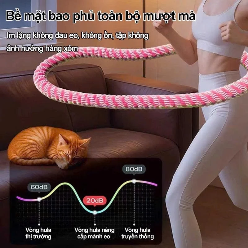 Vòng Lắc Eo Lò Xo từ 1,2kg đến 5kg Bọc Vải Mềm  ĐỒ TẬP GIÁ RẺ 68 Tập Thể Dục, Tập Gym, Tập Yoga Tại Nhà