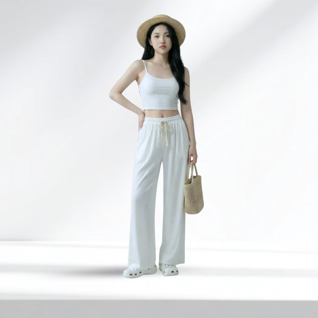 Quần Thun Nữ Cotton Modal Mềm mại, nhẹ tênh, thoáng mát như làn gió biển.