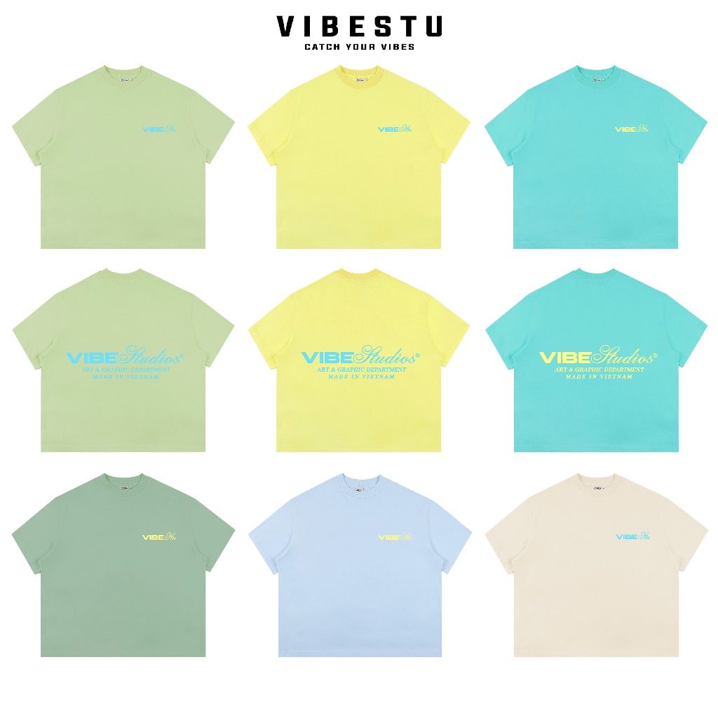Áo Thun Local Brand VIBESTU " Logo Vibestu ART&GRAPHIC " Áo Thun Boxy Form…