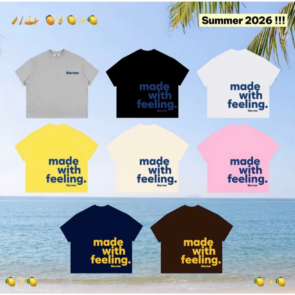 Áo Thun Big Boxy Cotton Cổ Tròn Form Rộng Unisex Nam Nữ,Áo Phông Ngắn Tay In Chữ Felling Made Nhiều Màu Mặc Hàng Ngày