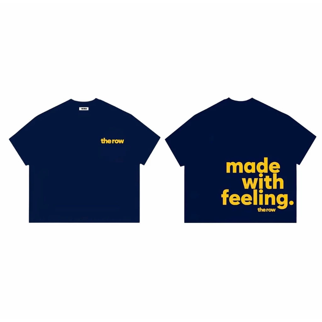Áo thun boxy tay ngắn Unisex,áo phông form rộng kiểu đẹp nam nữ Made with feeling chất cotton thoáng mát