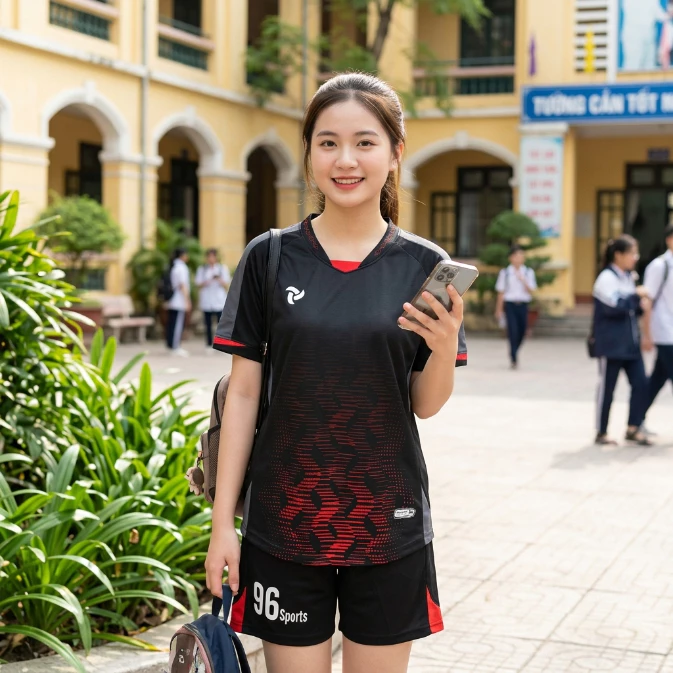 {Raider đen} Quần Áo Bóng Đá Đội Nhóm In Tên Số nam nữ – Vải Mè Thái Không Bí Nóng