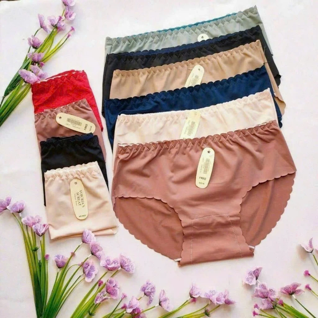 Combo 5 quần lót su không đường may siêu thoáng mát không hằn thoáng mát