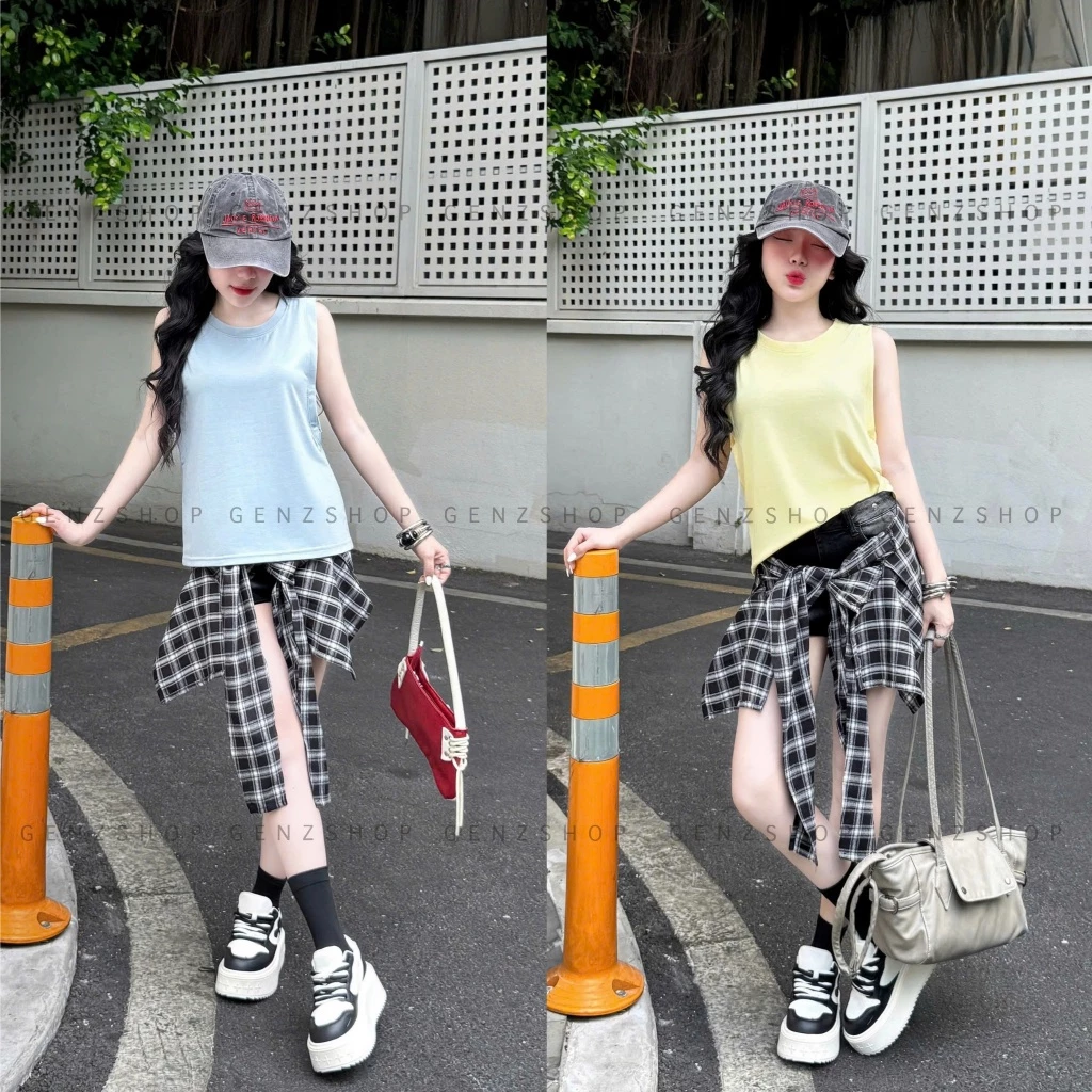 [Xả Kho] Tanktop Daily Vibe Thoáng Mát Thoải Mái Mùa Hè