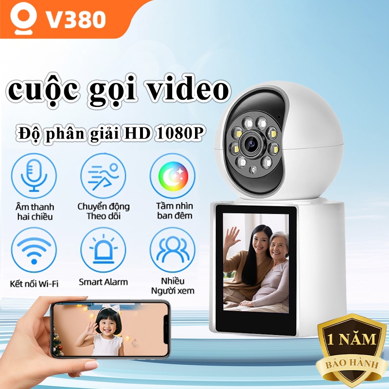 Camera giám sát trong nhà, gọi video hai chiều, video HD 1080p, kết nối WiFi…