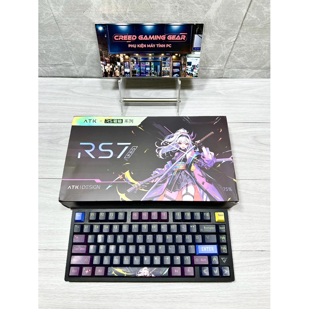 (Sẵn ship) Bàn Phím Gaming ATK RS7 V2/ RS7/ RGB/ Pro Rapid Trigger - Gateron Magnetic Jade Switch  - Quick Trigger 8K