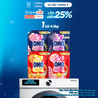 Nước giặt OMO Matic Hương Nước Hoa Comfort 4.1KG (túi)
