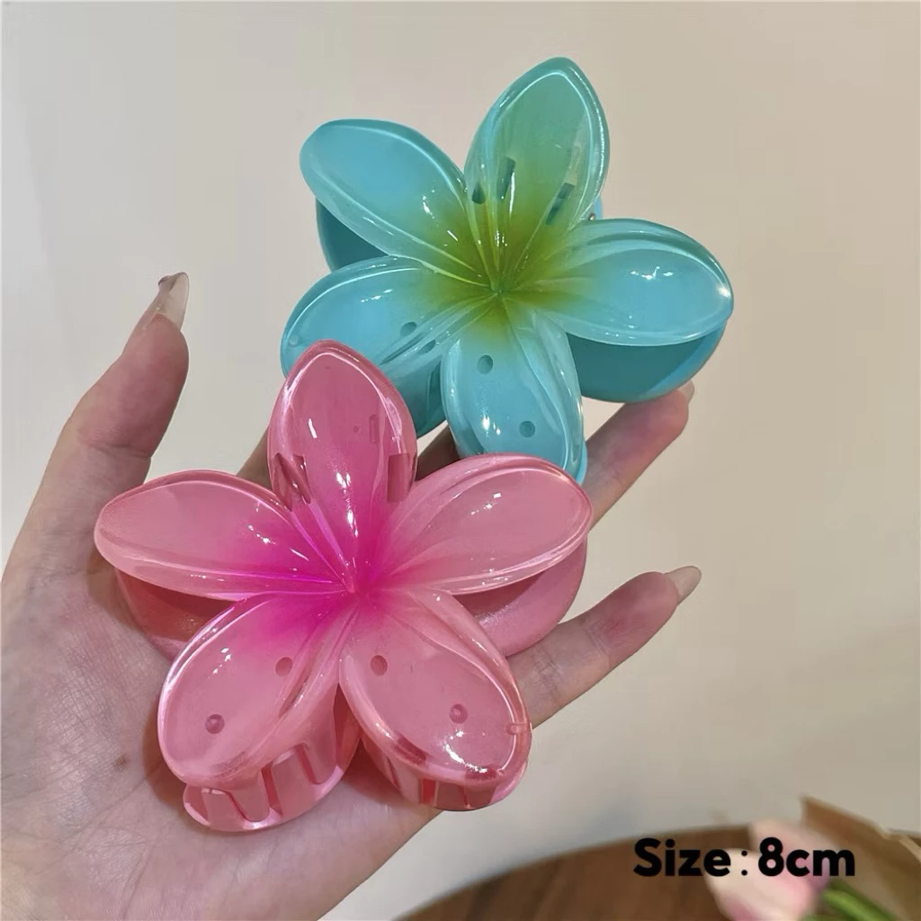 Ahellogirl Kẹp tóc hoa sứ phong cách Hàn Quốc dành cho nữ