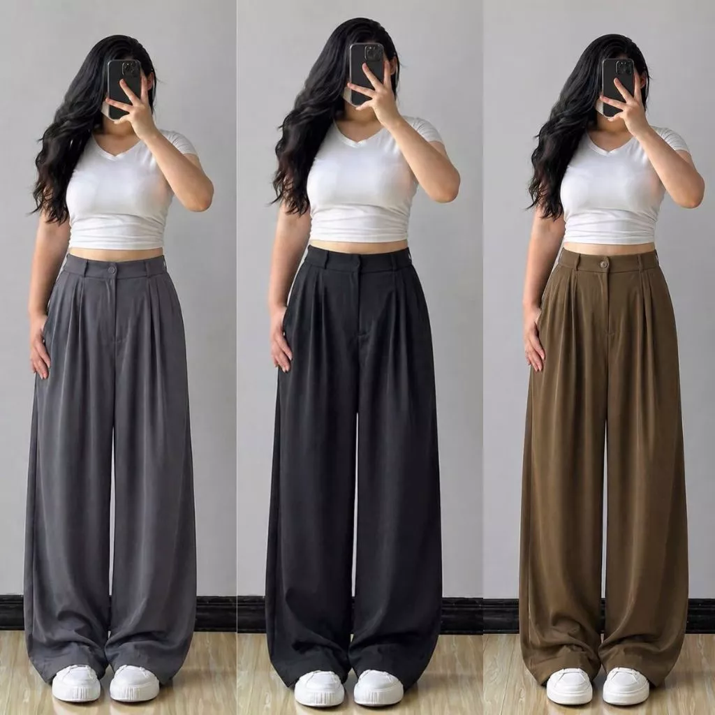 Quần tây nữ bigsize nữ ống suông đứng form thoáng mát basic công sở đi học đi làm size 60-95kg - Q552