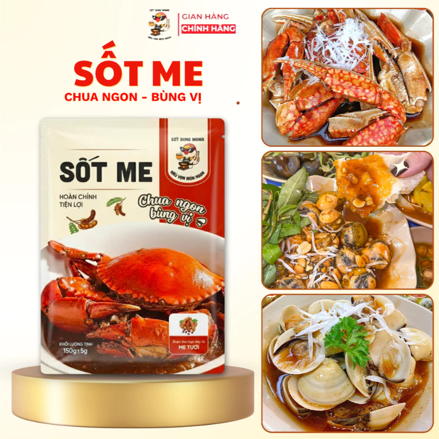 Sốt Me Hoàn Chỉnh Dung Mama chua ngon bùng vị chuẩn hàng quán làm hải sản sốt me cút lộn xào me