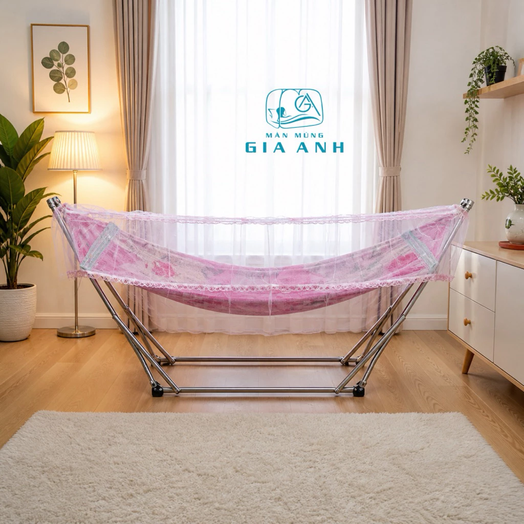 Mùng chống muỗi dành cho võng, vải dày, mắt nhỏ, chống muỗi hiệu quả