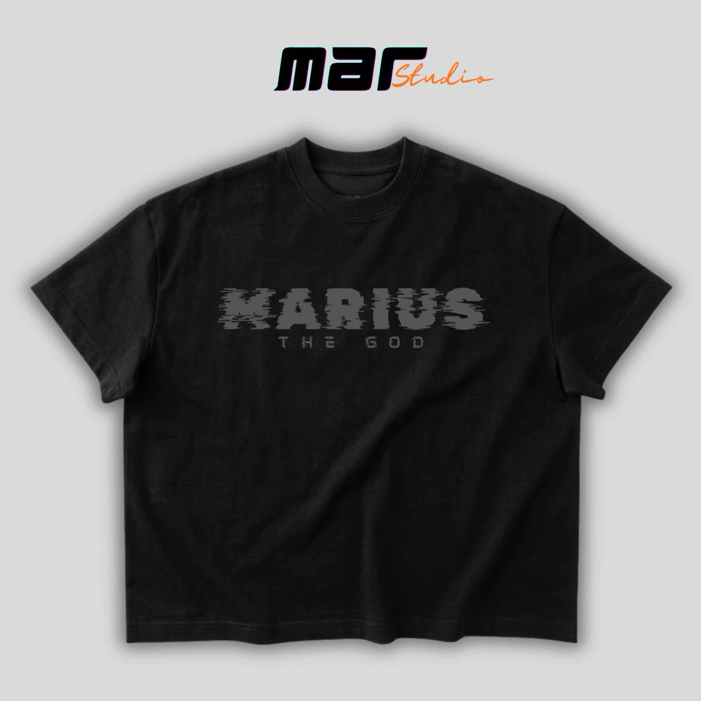 ✅ MAR STUDIO _ Áo thun Boxy MARIUS - Áo Phông Nam Nữ BOXY Cotton 100% 250gsm