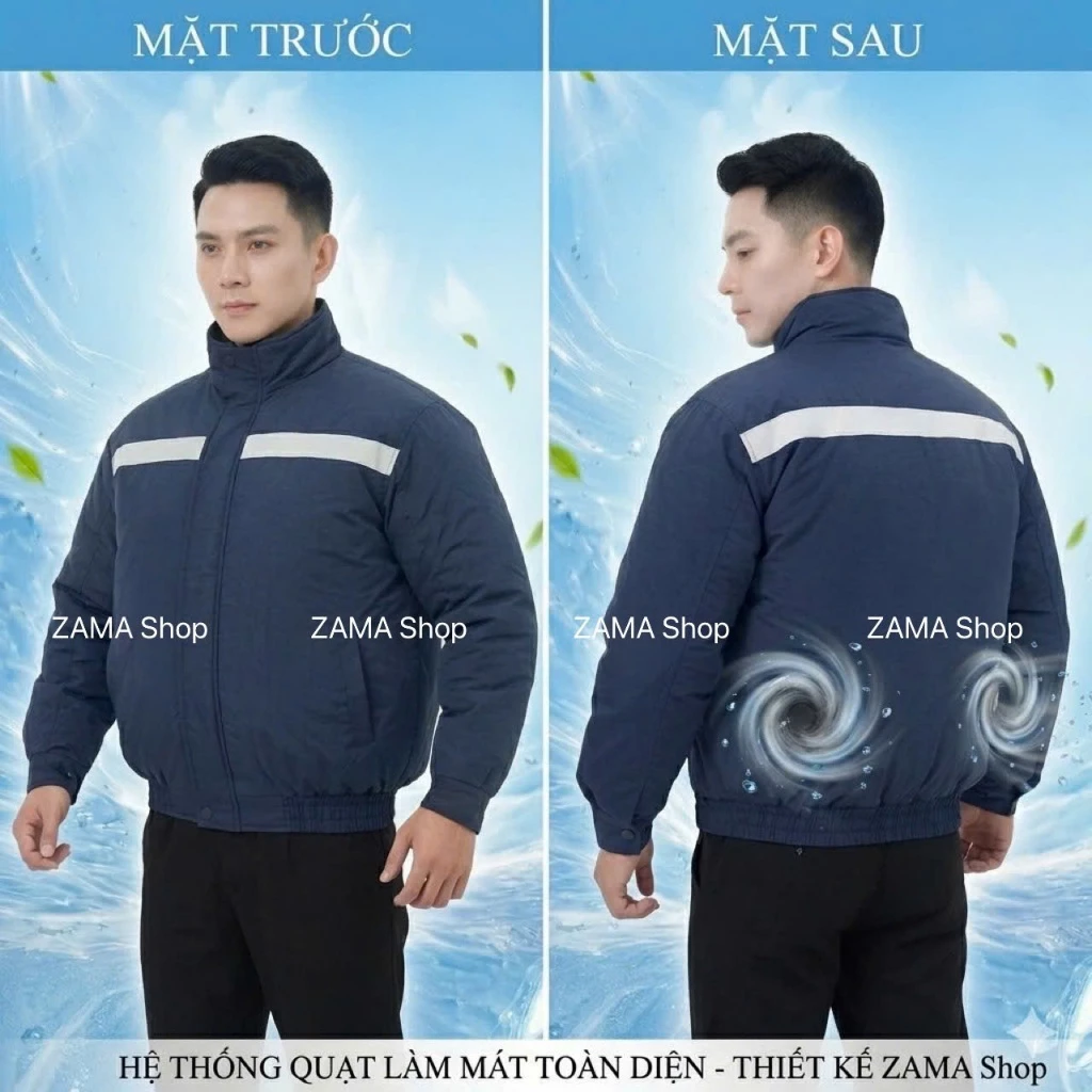 ÁO ĐIỀU HOÀ CÔNG NGHỆ NHẬT BẢN, ÁO QUẠT LÀM MÁT (Áo lẻ K phụ kiện)