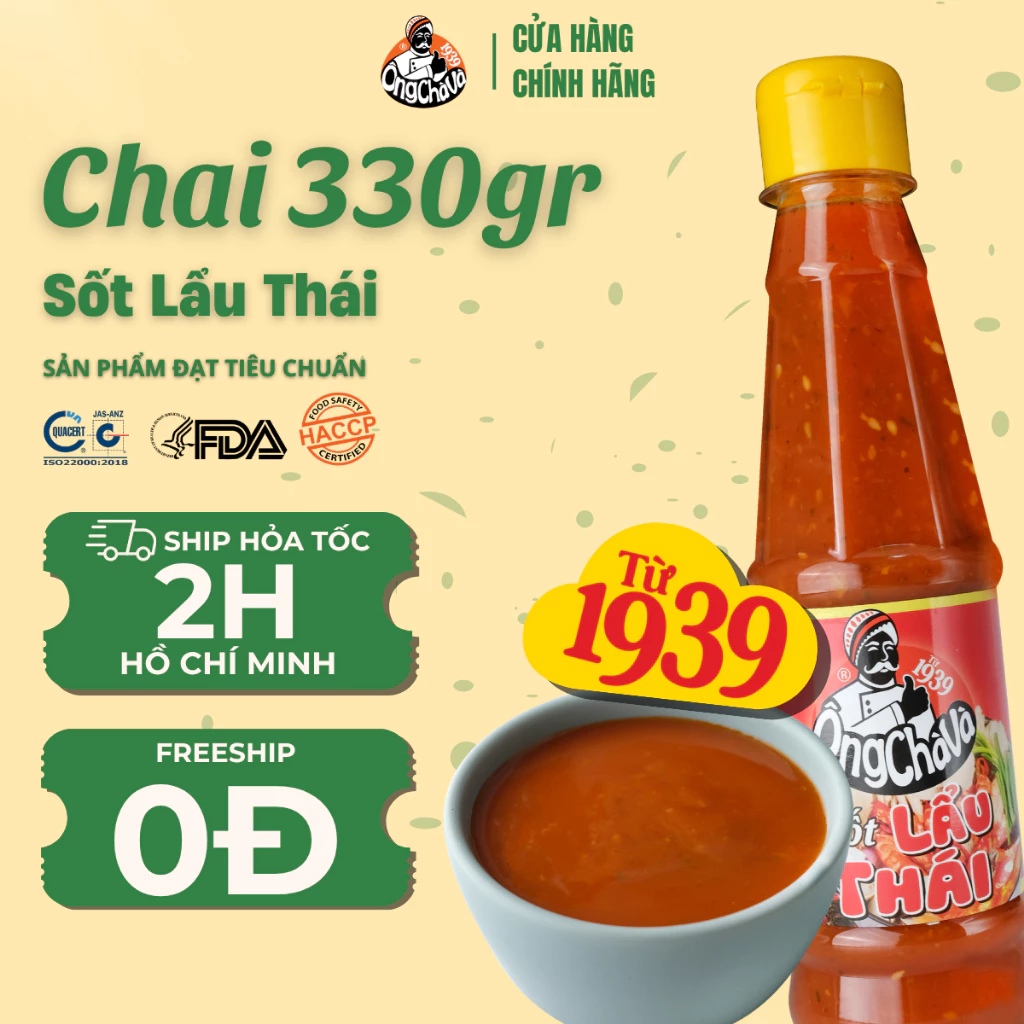 Sốt Lẩu Thái Ông Chà Và 330g (Thailand Hotpot Sauce)