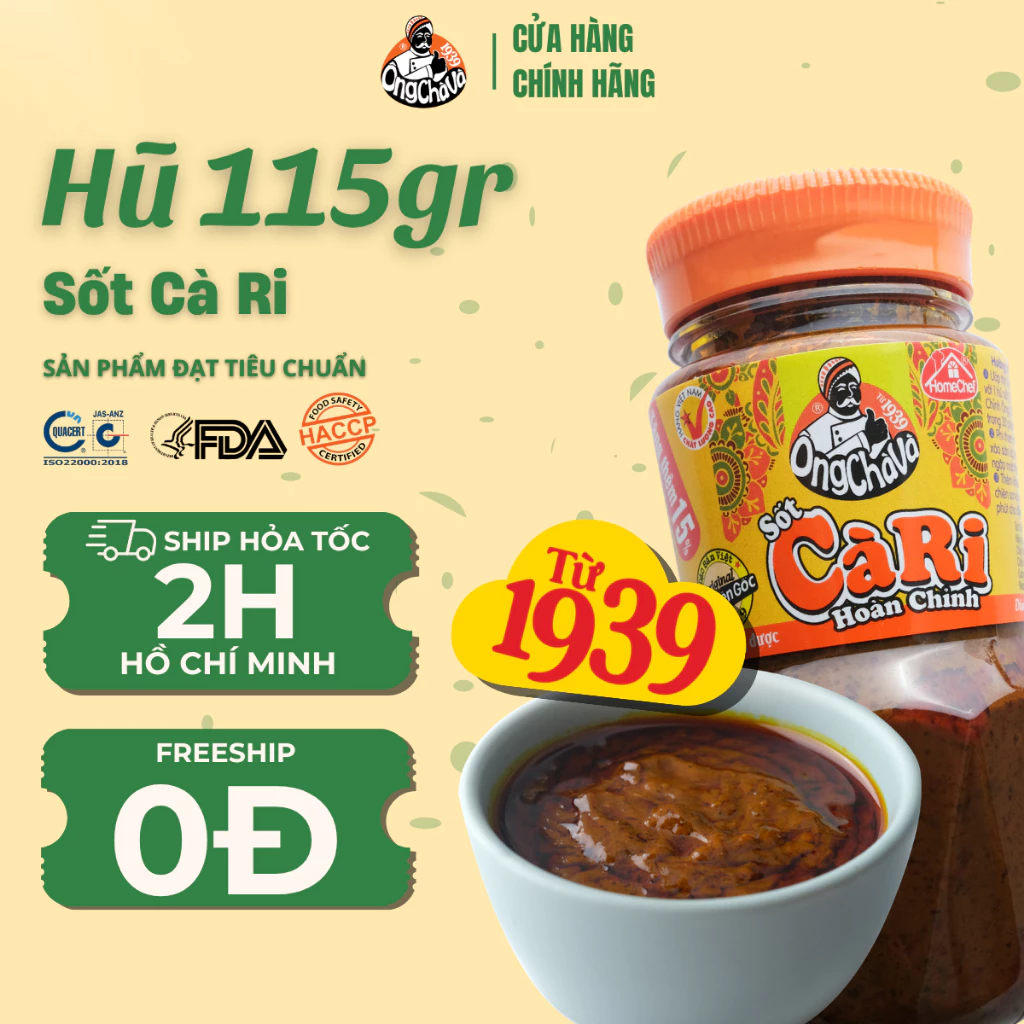Lốc 6 Hũ Sốt Cà Ri Hoàn Chỉnh Ông Chà Và 115g (Curry Paste)