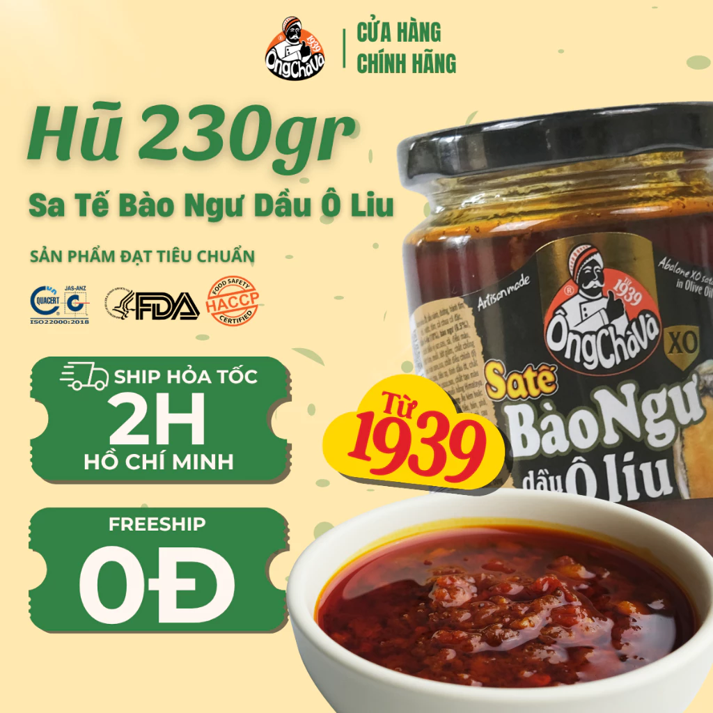 Sa Tế Bào Ngư Ông Chà Và 230g (Abalone XO Satay)