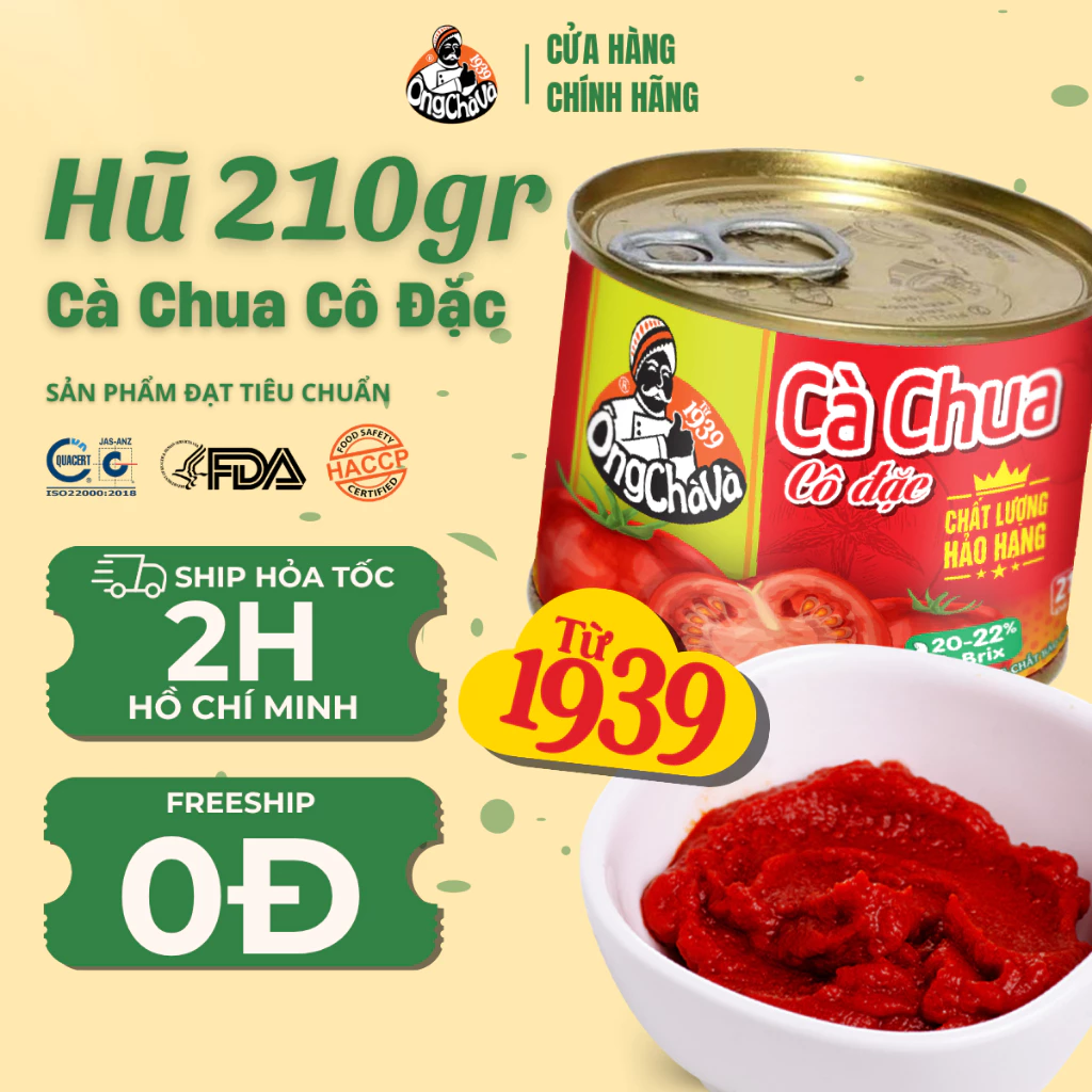 Cà Chua Cô Đặc Ông Chà Và 210g (Tomato Paste)