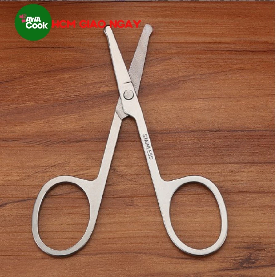 Kéo mini cắt tỉa lông mày,  lông mũi bằng thép không gỉ tiện dụng -Kéo cắt tỉa lông mày mi,râu ,tóc
