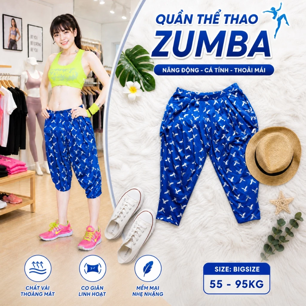 quần zumba bigsize / QUẦN MÚA bigsize