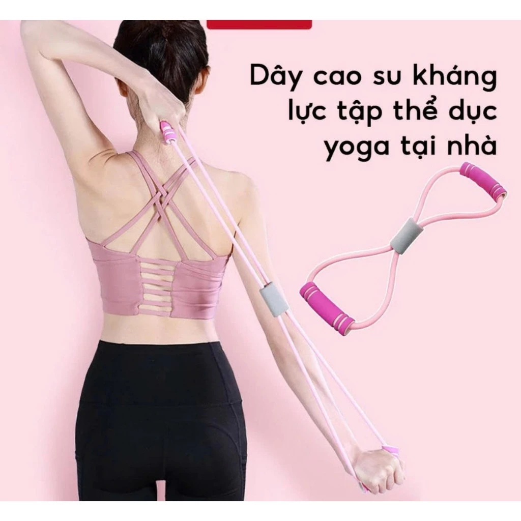 PVN73371 Dây Kháng Lực Số 8 Tập Tay Vai Gym Dây Kéo Thể Dục