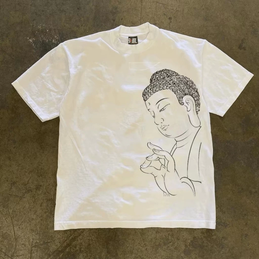 [ Deal Mở Bán ] Áo Thun Nam Nữ Miuzi Chất Xịn In Hình Phật Tổ 2 Màu - Cotton 100%. DT896