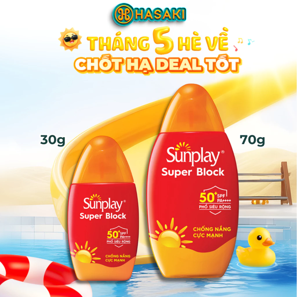 [DAILY] Sữa Chống Nắng Sunplay Bảo Vệ Vượt Trội SPF50+ PA++++ Super Block Hasaki Sản Phẩm Chính Hãng