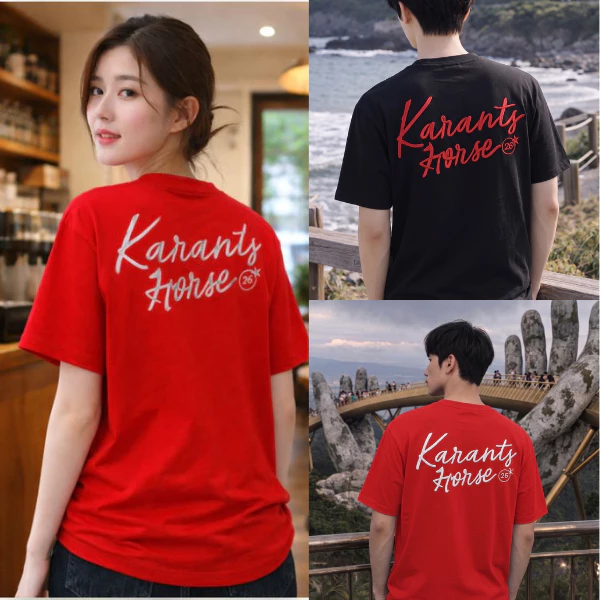 Áo Thun Oversize Unisex Nam Nữ 2026 Hình Thêu 100% Sắc Nét Local Brand StreetWear Hottrend 2026