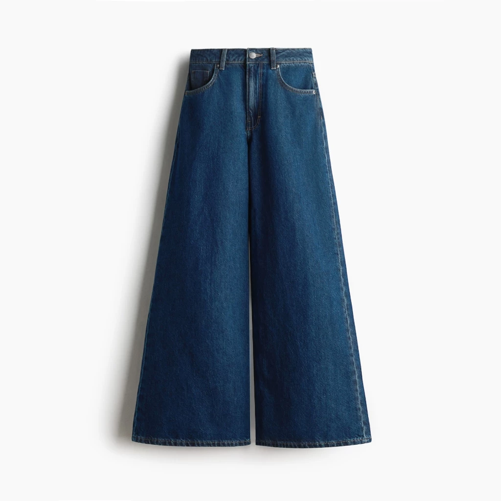 Quần Jeans Ống Rộng Nữ, Jeans Nữ Ống Suông Lưng Cao Tôn Dáng - ULTRA WIDE LEGS - THE J JEANS