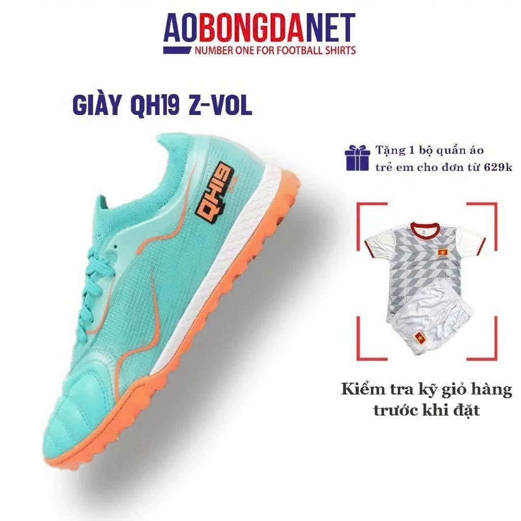 Giày Đá Bóng Trẻ Em Wika QH19 Z-VOL ,Giày Bóng Đá Quang Hải - Chất Liệu Microfiber Cao Cấp