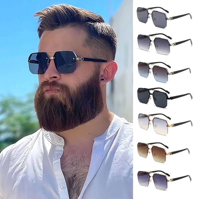 PVN73127 Kính Râm Chống UV Phân Cực, Kính Mát Cá Tính Form Đa Giác Unisex