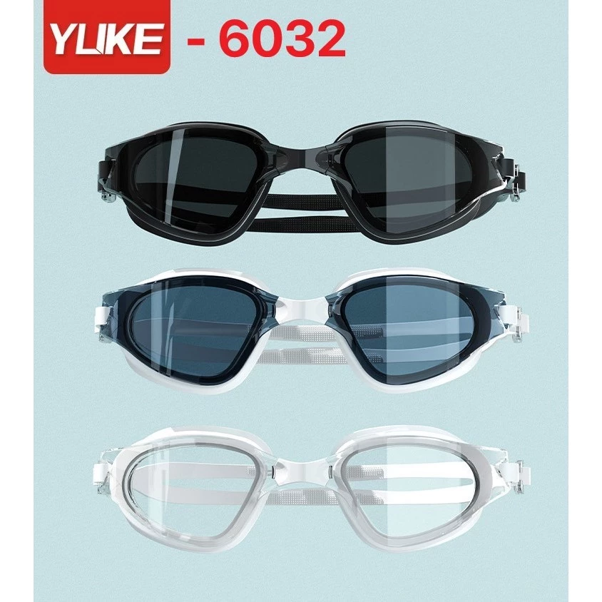 Kính bơi người lớn YUKE 6032 chống sương mờ, chống UV / Nhập khẩu chính hãng