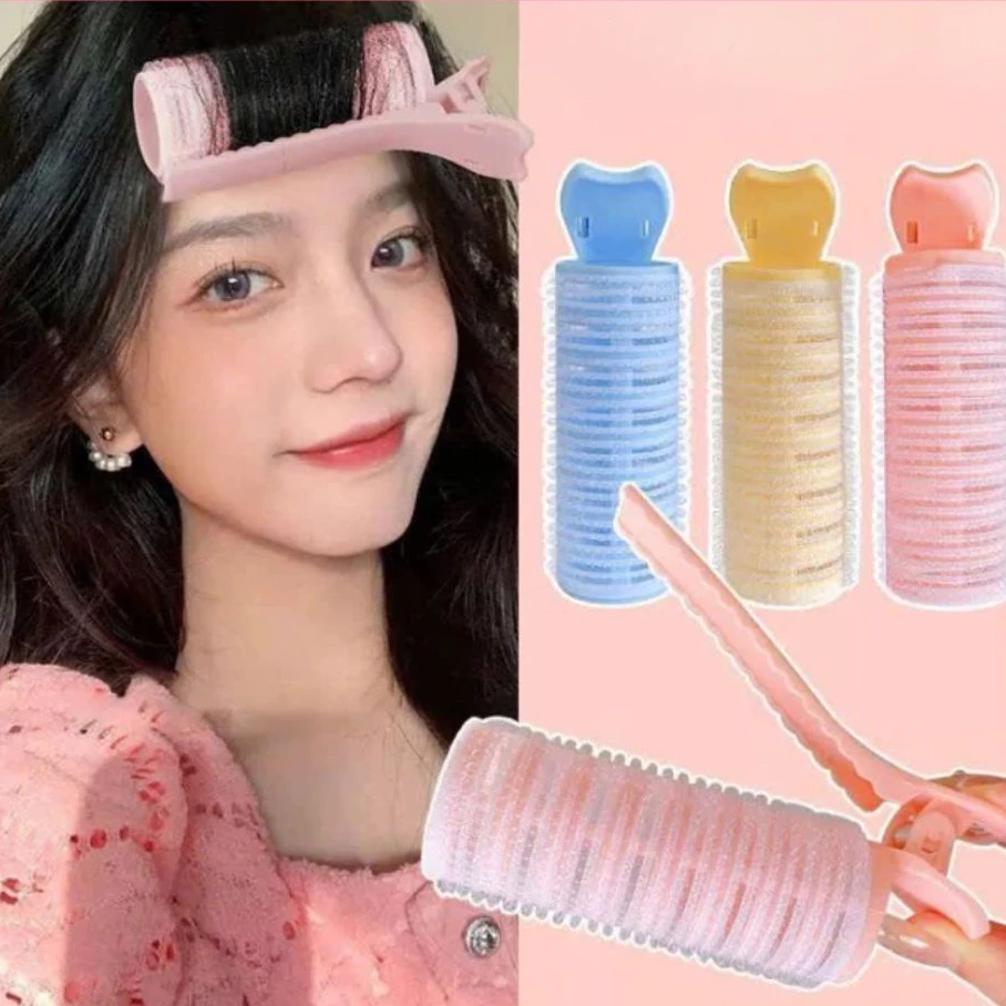 🎀yunqi🎀Kẹp phồng chân tóc mái Hàn Quốc Kẹp mái Lô uốn tóc mái tự dính tạo kiểu tóc thời trang