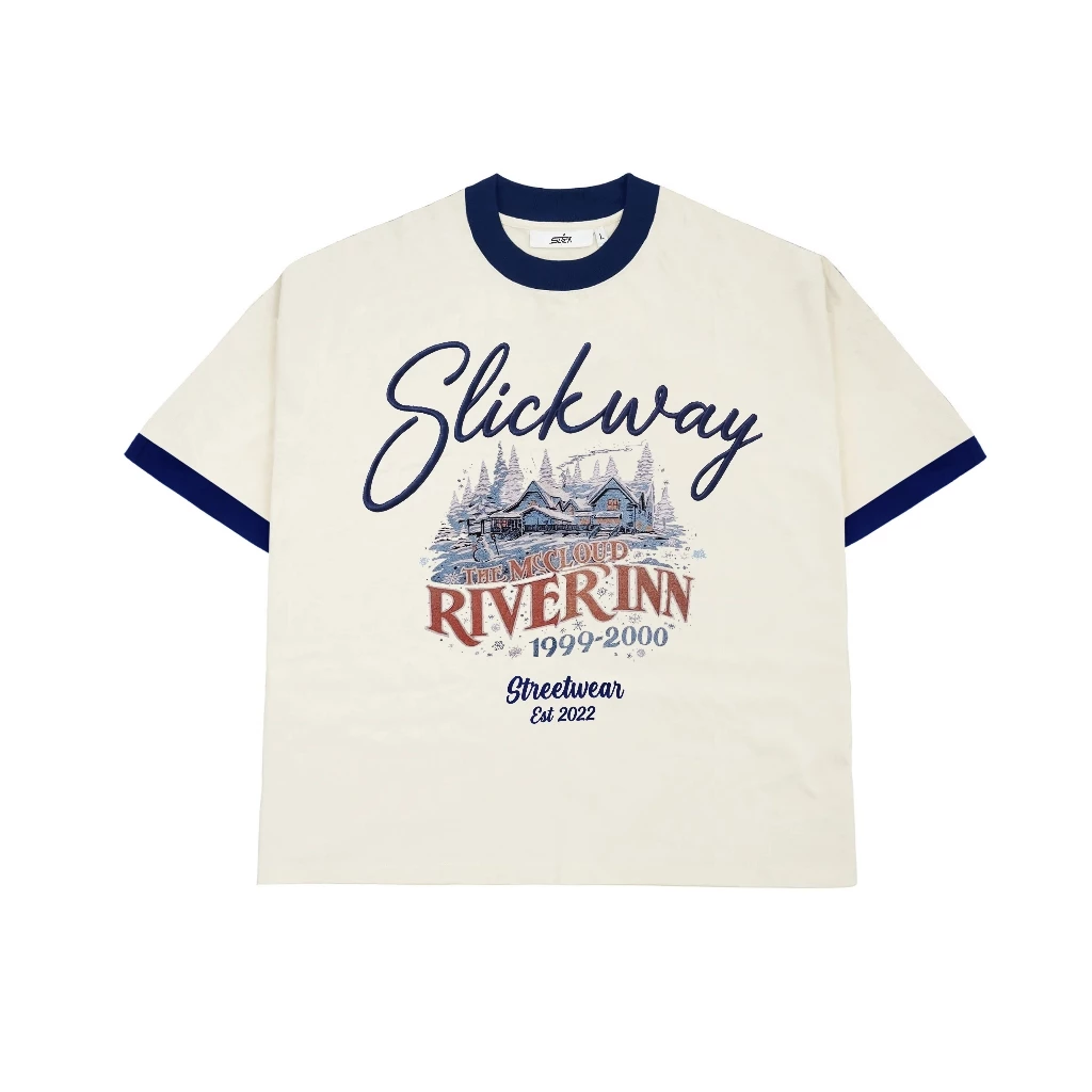 SLICK - Áo Thun Form Big Boxy "SNOWKAST" Cotton 100% - Local Brand THE SLICK WAY UNISEX
