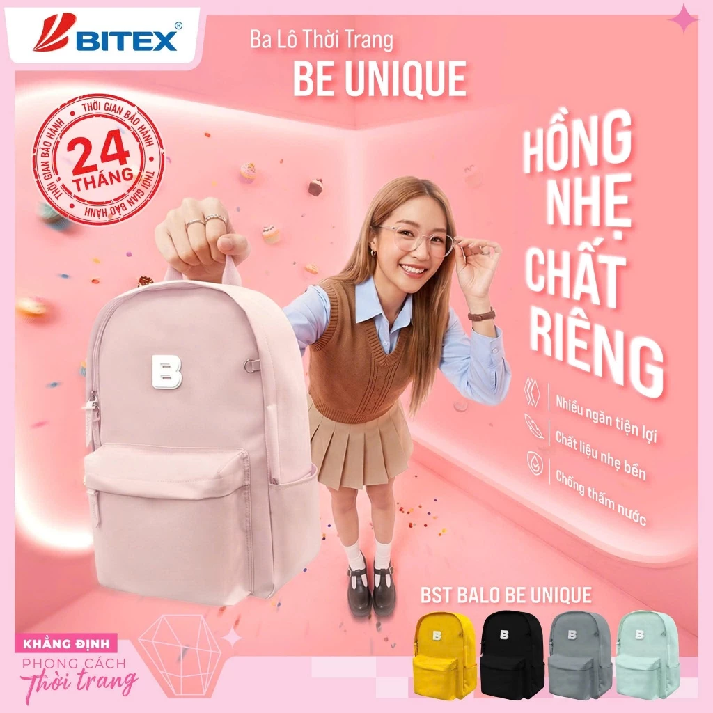 Balo thời trang Bitex hằng ngày tiện dụng Be Unique