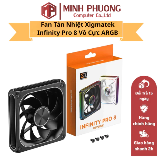 Fan Case Xigmatek - Infinity Pro 8 Sync main ARGB Vô Cực