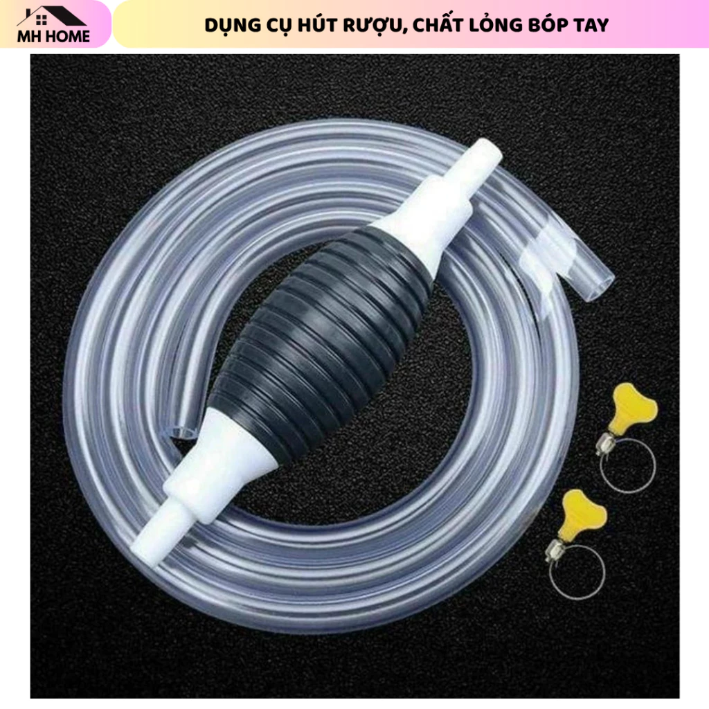 Ống Hút Chất Lỏng Cầm Tay Đa Năng, Dụng Cụ Hút Xăng Dầu Rượu Nước Thủy Canh Tiện Lợi Dễ Sử Dụng Cho Gia Đình Và Ô Tô