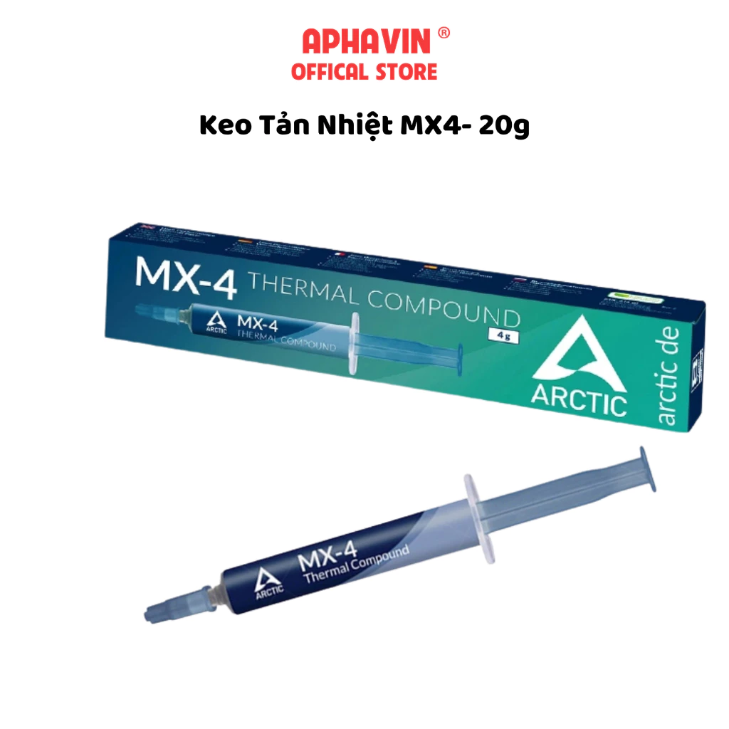 Keo Tản Nhiệt CPU MX4 20g,4g - Keo Làm Mát Chip Phù Hợp Cho Những Máy Chơi Game Và Làm Đồ Họa, Độ Dẫn Nhiệt Cao 8.5 W/mK