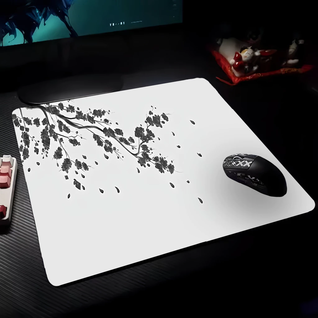 Lót chuột, pad chuột họa tiết hoa anh đào Vua Lót Chuột Mousepad văn phòng di chuột êm