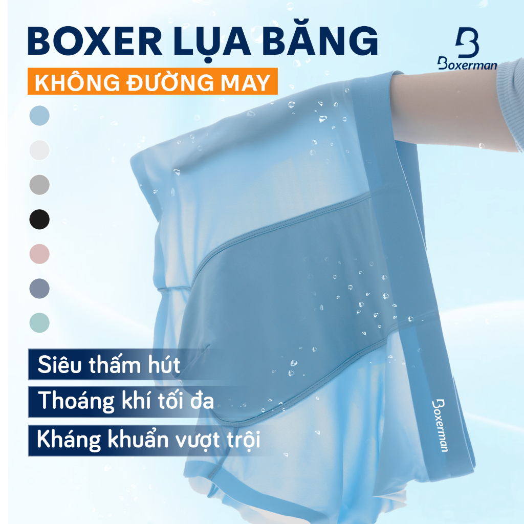 Combo 3-6 Quần lót nam thun lạnh thoáng khí Profit BOXERMAN, co giãn 4 chiều…