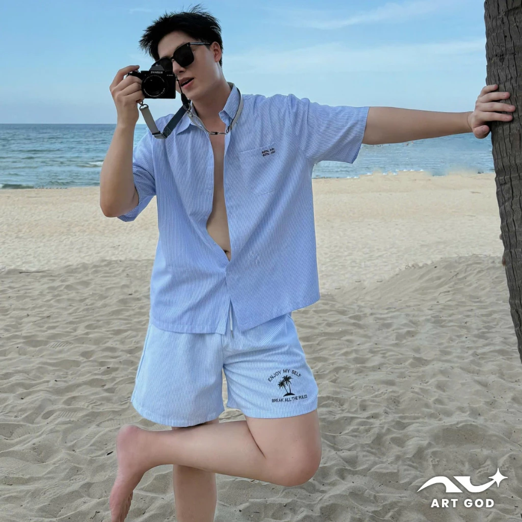 Combo Set Đi Biển Unisex Summer Nhà ARTGOD HMB01