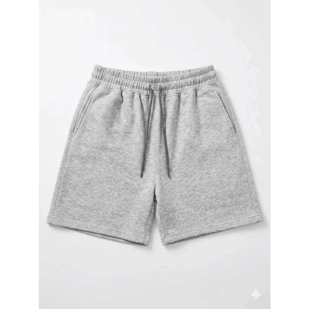 Quần Short Trơn QD41 Họa Tiết Tag Cao Su Có Túi Sau Chất Liệu Nỉ 2 Da Thời Trang Nam Cao Cấp Hàng = Quảng Châu