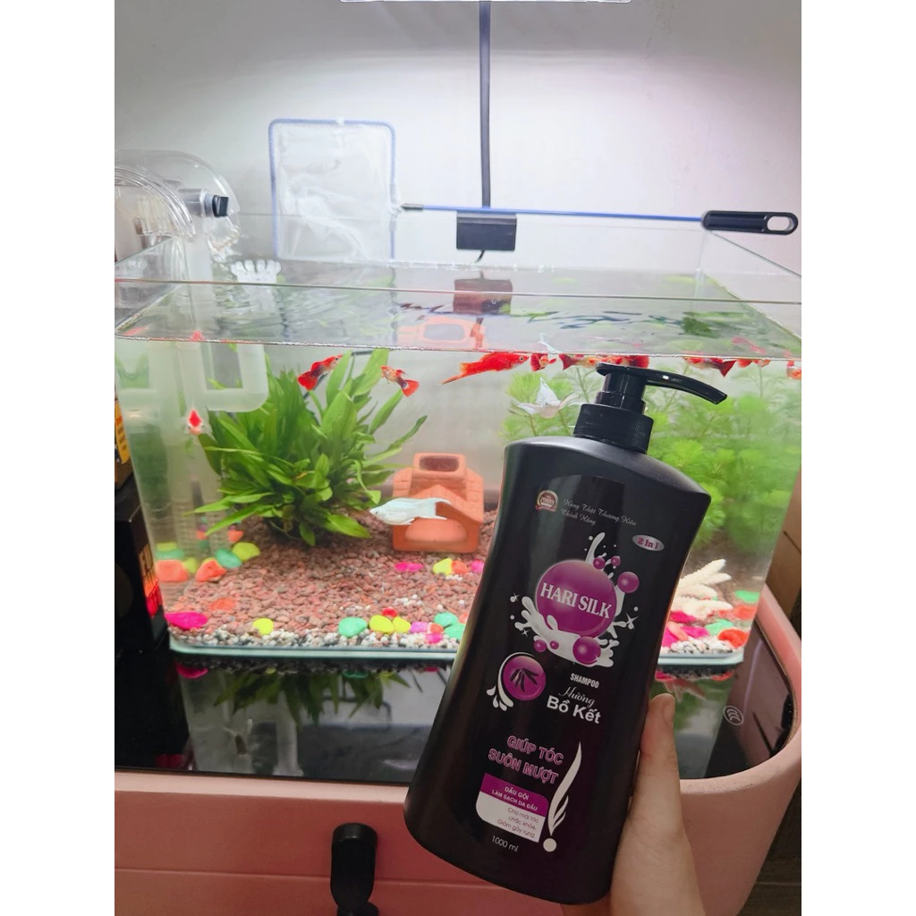 CHAI DẦU GỘI HOA BƯỞI BỒ KẾT HAIR SILK 1000ML PHỤC HỒI TÓC HƯ TỔN CHÍNH HÃNG CÔNG TY